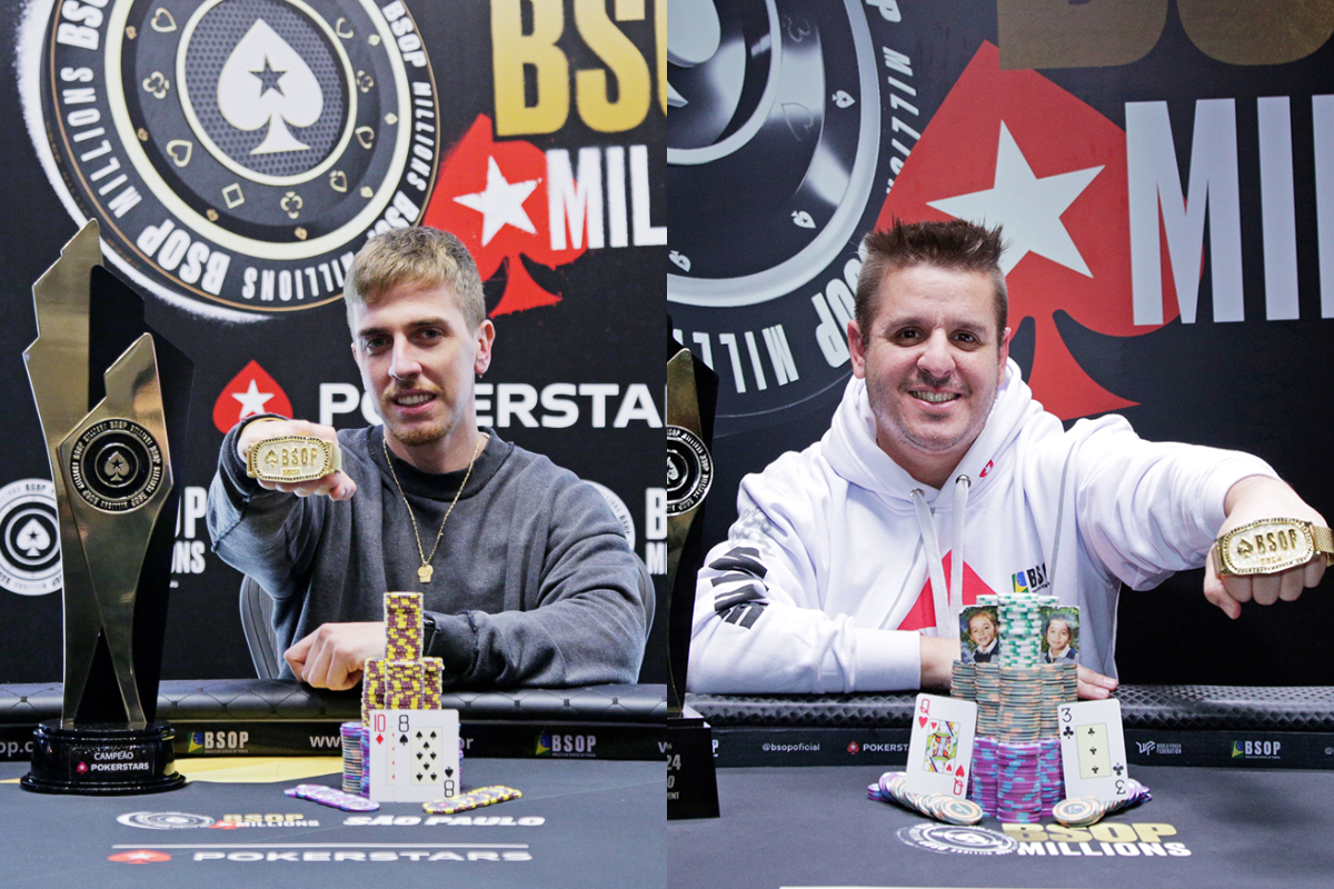 Matias Scaffo e José Lesta faturaram títulos do BSOP Millions