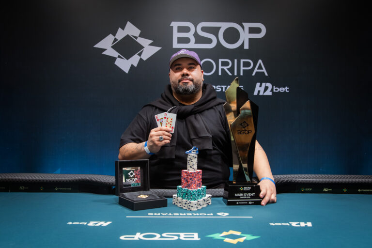 Em heads-up de satelitados do PokerStars, Kaio Camargo vence Gustavo Nicoletti e conquista Main Event do BSOP Floripa