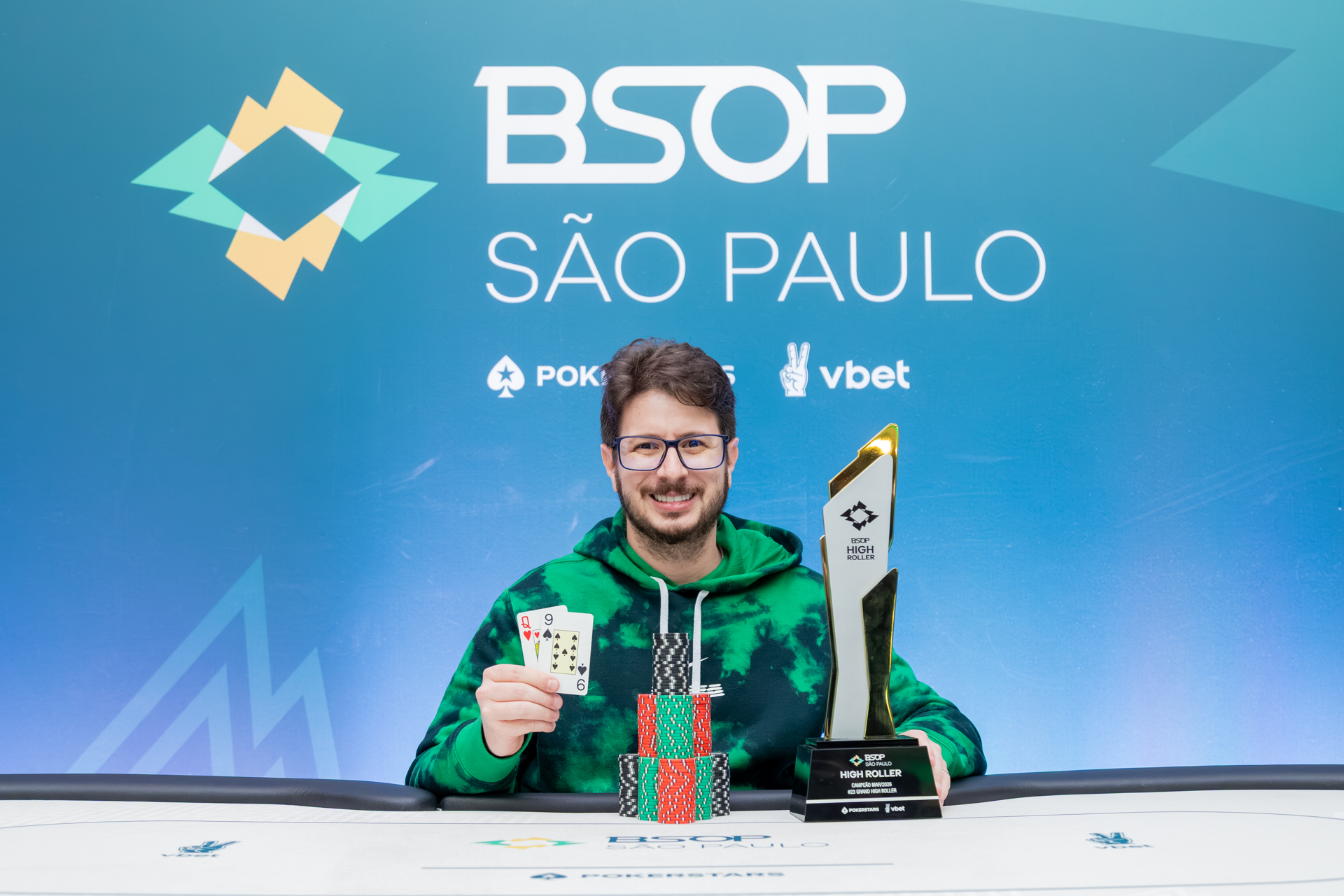 Aloísio Dourado vence Grand High Roller e assume liderança do ranking do Campeonato Brasileiro de Poker