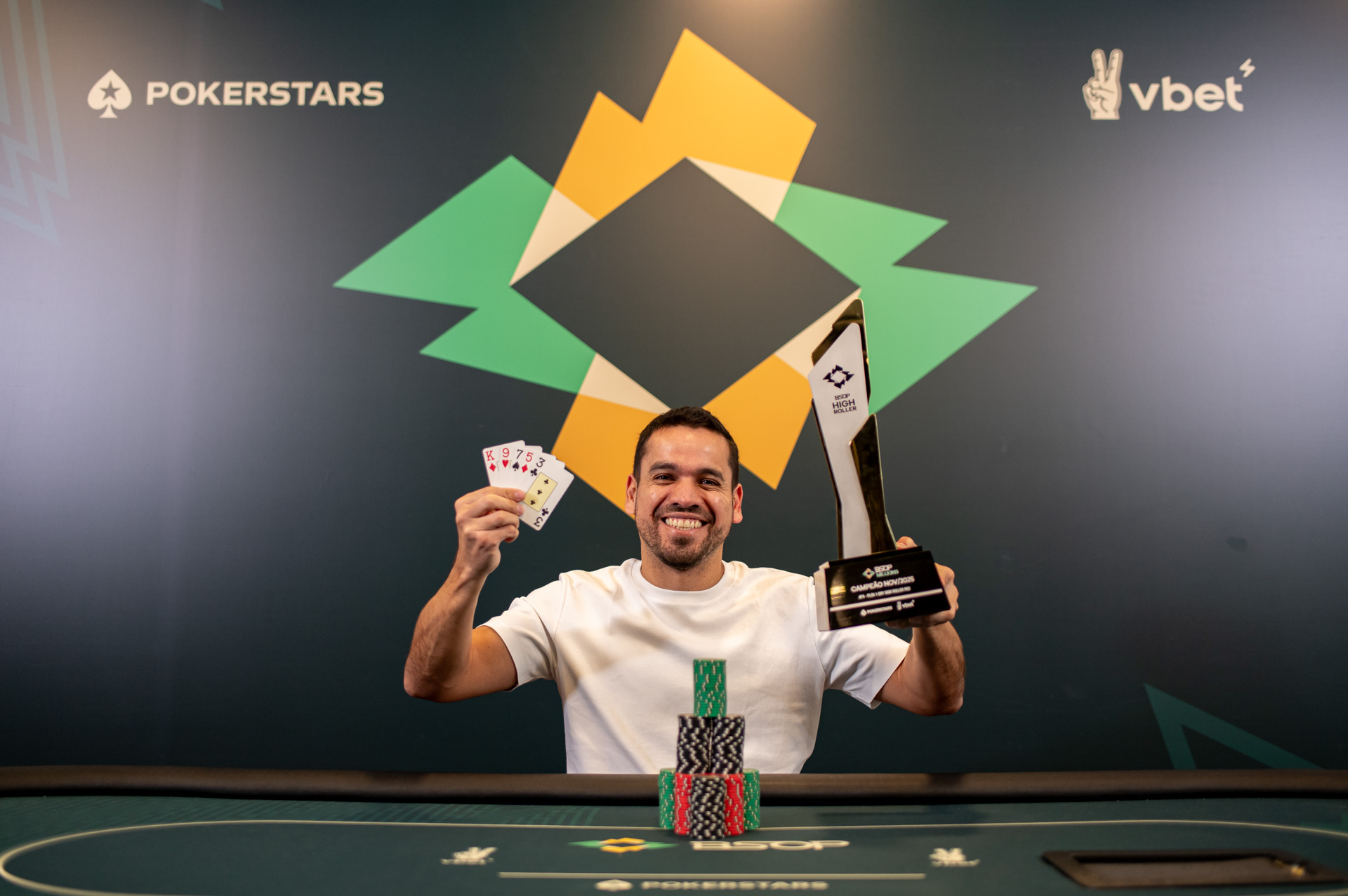 Alex Manzano campeão PLO5 1-Day High Roller PKO