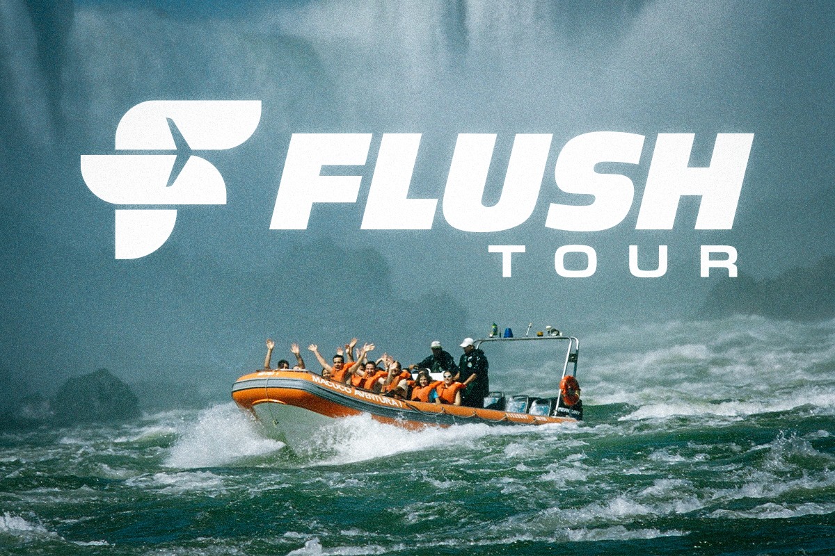 Flush Tour preparou várias ativações fora das mesas em Foz do Iguaçu