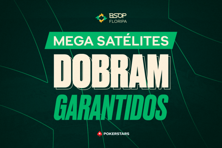 BSOP Floripa: PokerStars dobra garantidos, e Mega Satélites classificarão 40 jogadores