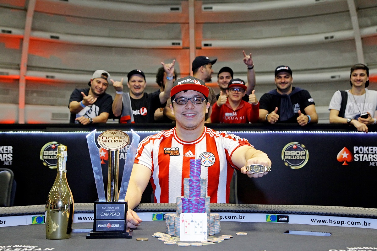 Gustavo Soler venceu o Main Event do BSOP Millions 2016