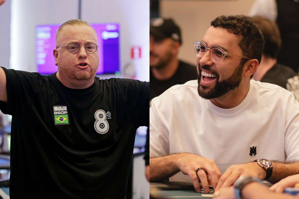 Leo Rizzo e Rafael Moraes protagonizaram um grande pote no BSOP Foz do Iguaçu