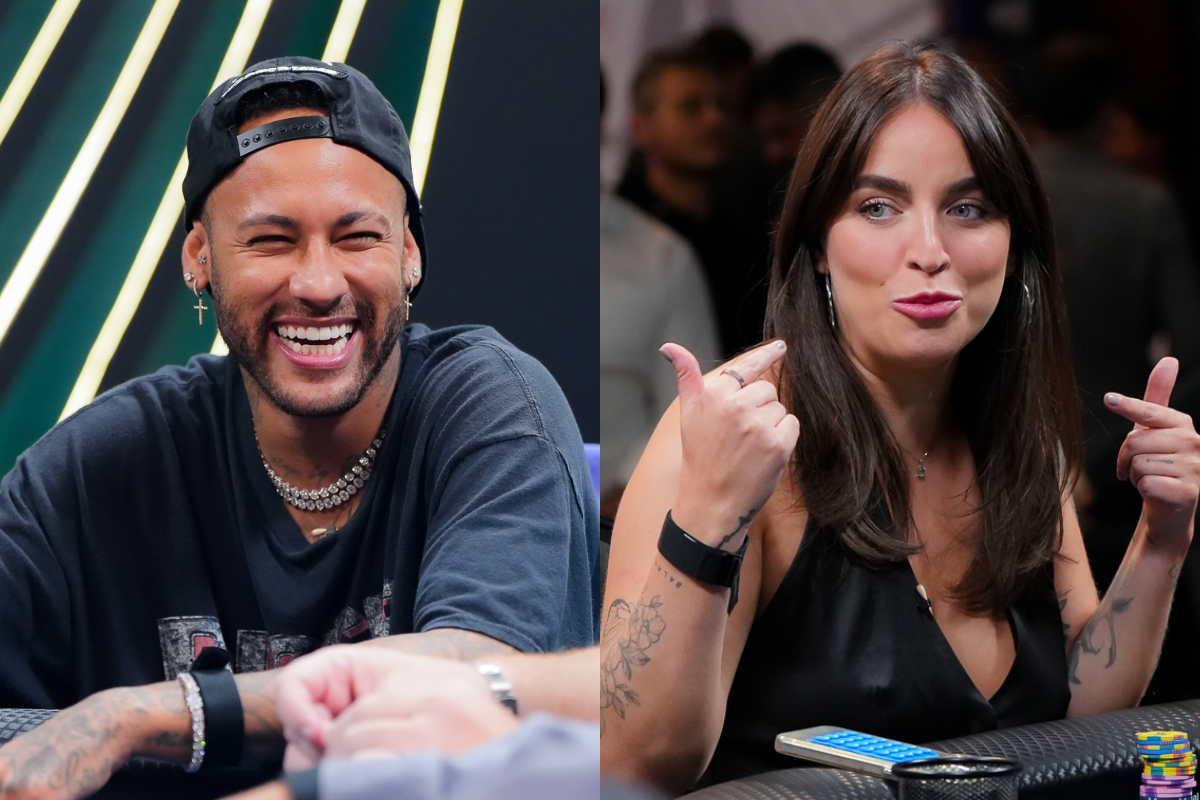 Mão entre Neymar e Bruna Unzeta levou o público ao delírio no BSOP São Paulo