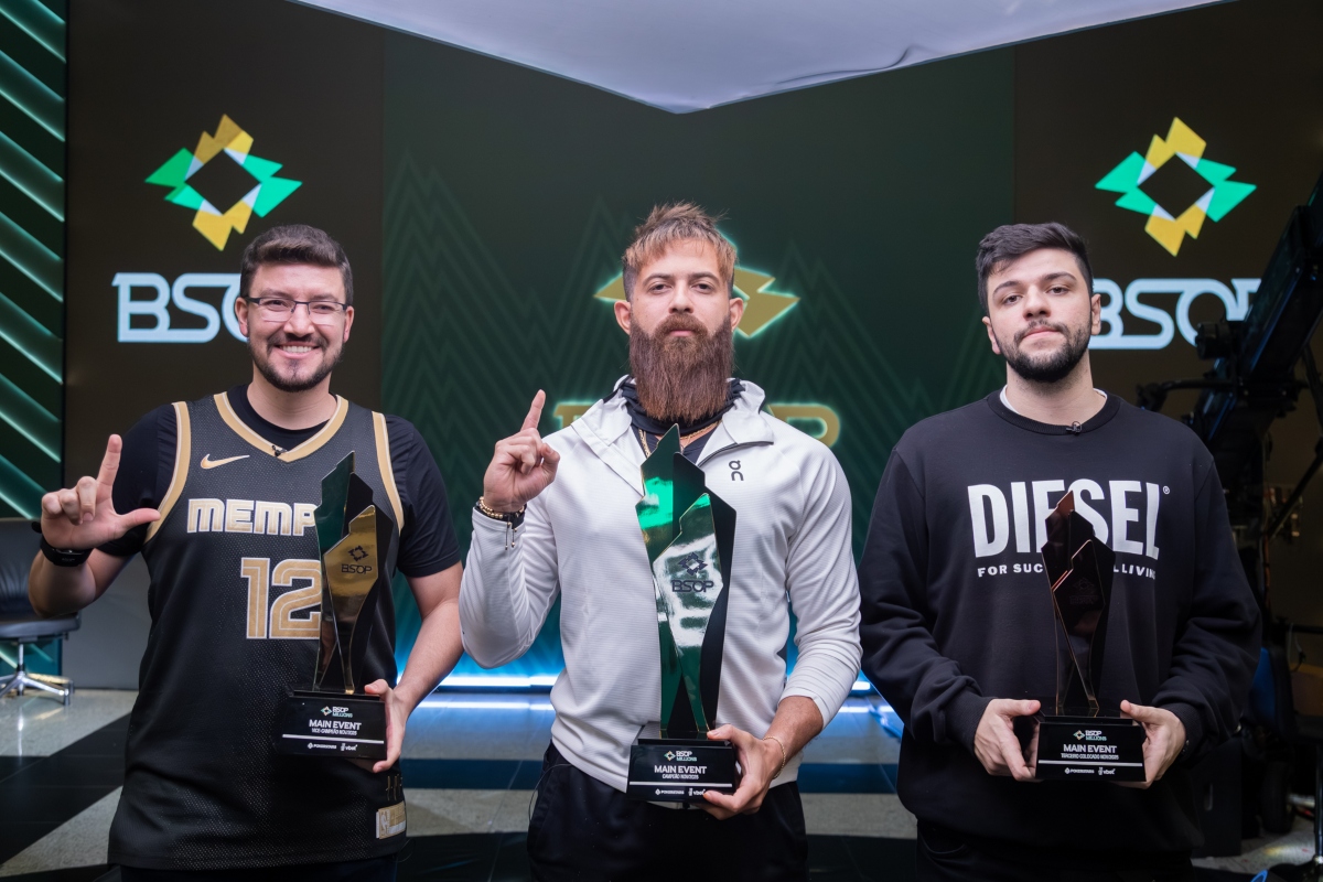 Pódio do Main Event