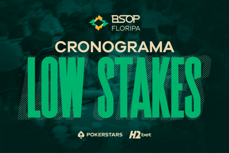 BSOP Floripa conta com cronograma low stakes recheado de atrações