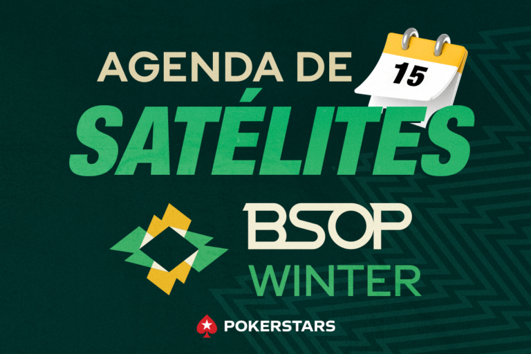 Confira os satélites para o BSOP Winter que serão realizados nesta semana no PokerStars