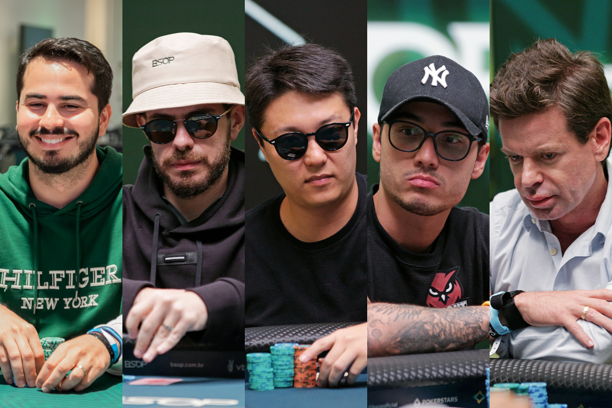 Quinteto está bem próximo no ranking de High Roller do BSOP