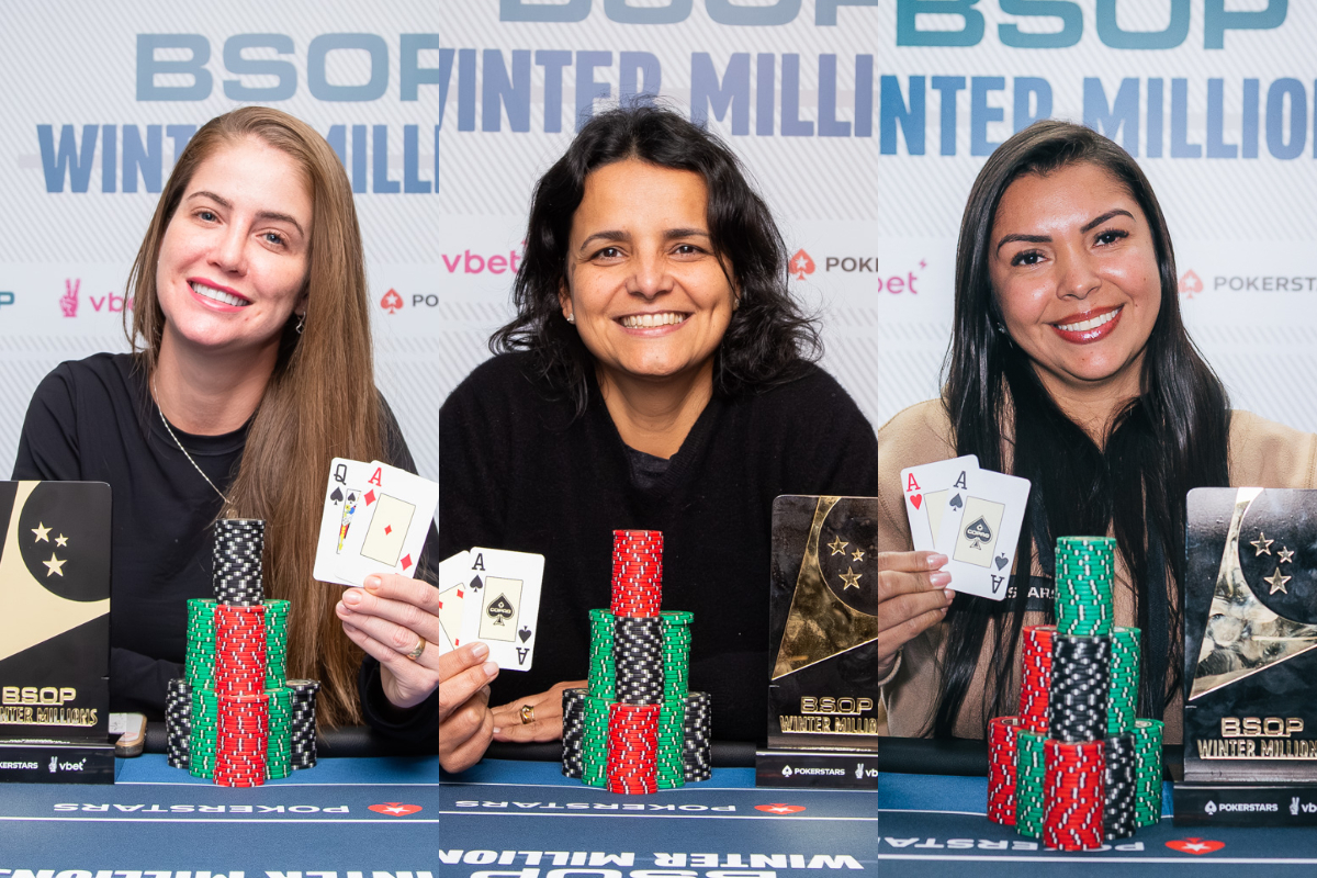 Jogadoras acumularam conquistas no BSOP Winter Millions