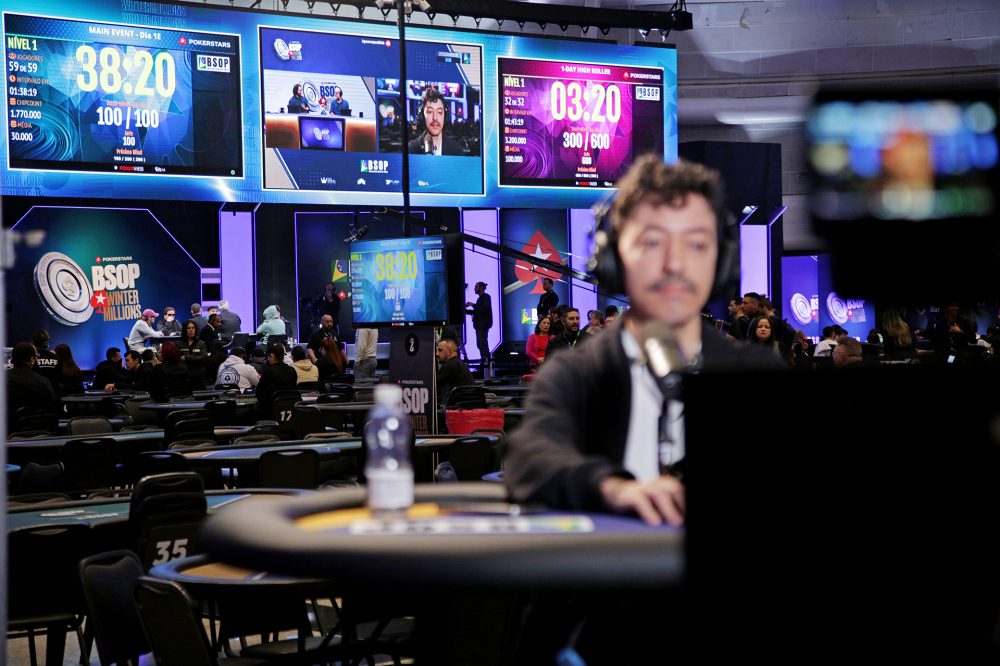 Profissionais de mídia precisarão se inscrever para trabalhar no BSOP Winter Millions