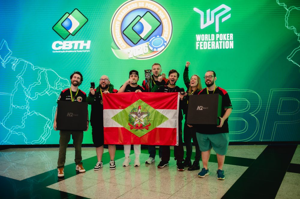 Santa Catarina vence o Campeonato Brasileiro de Poker por Equipes no BSOP Winter