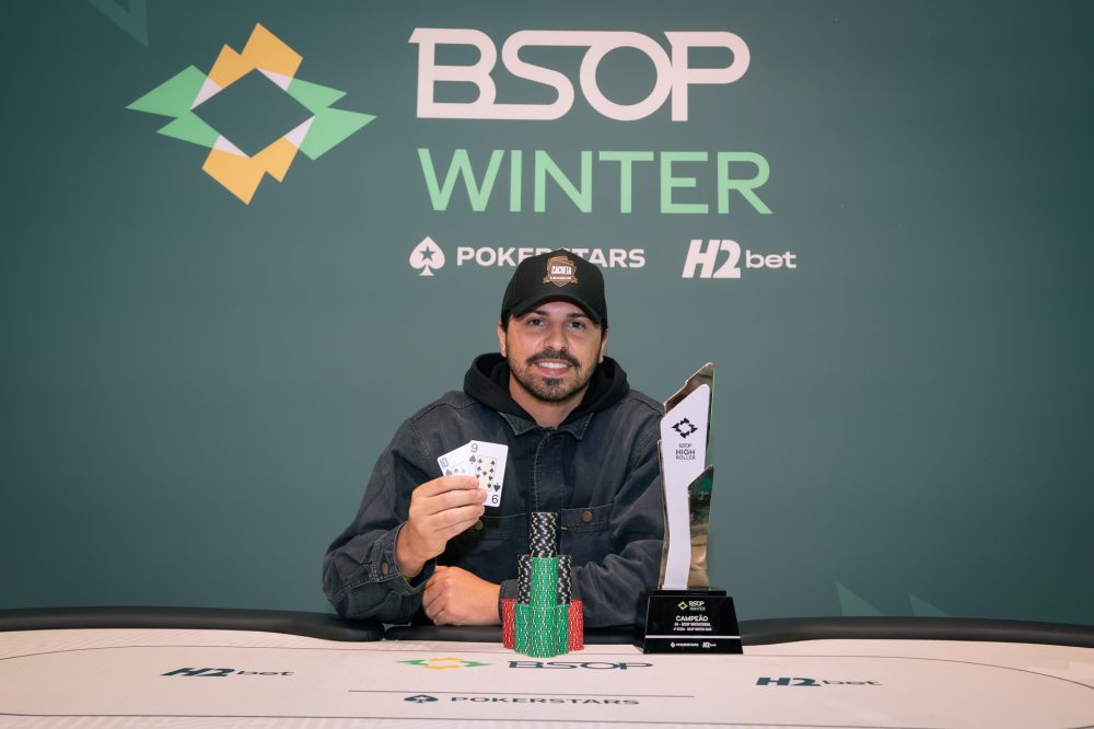 Pedro Ferrer vence o Invitational e fatura R$ 1 milhão no BSOP Winter