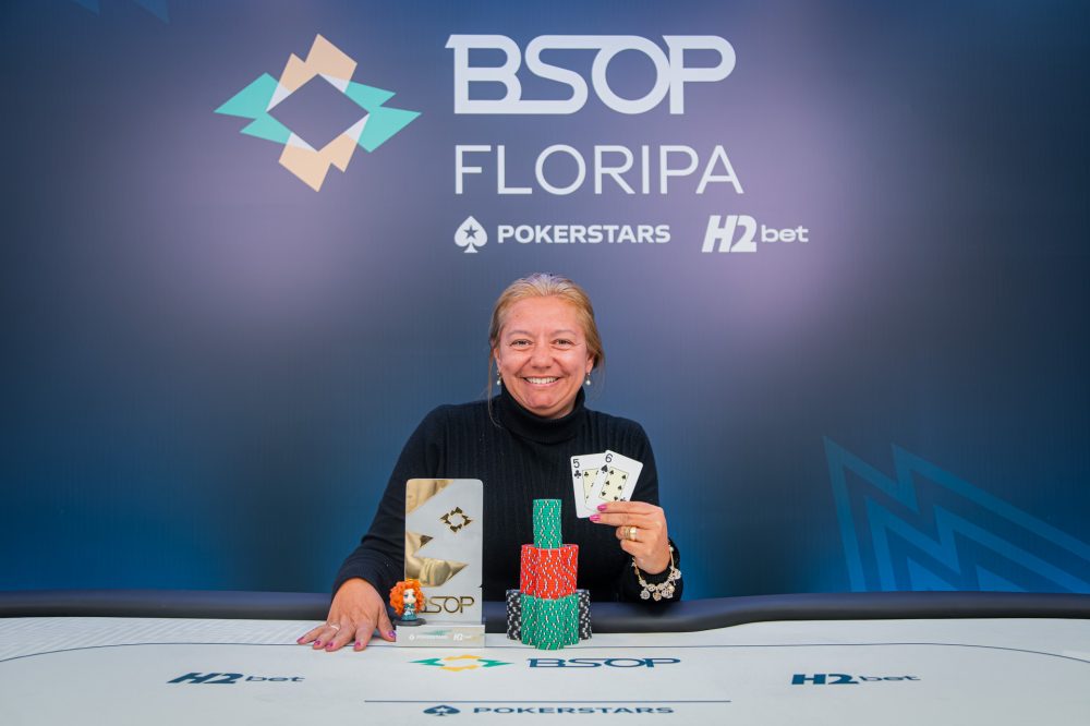 Carla Siqueira conquista bicampeonato do Ladies; confira os campeões do Dia 2 do BSOP Floripa