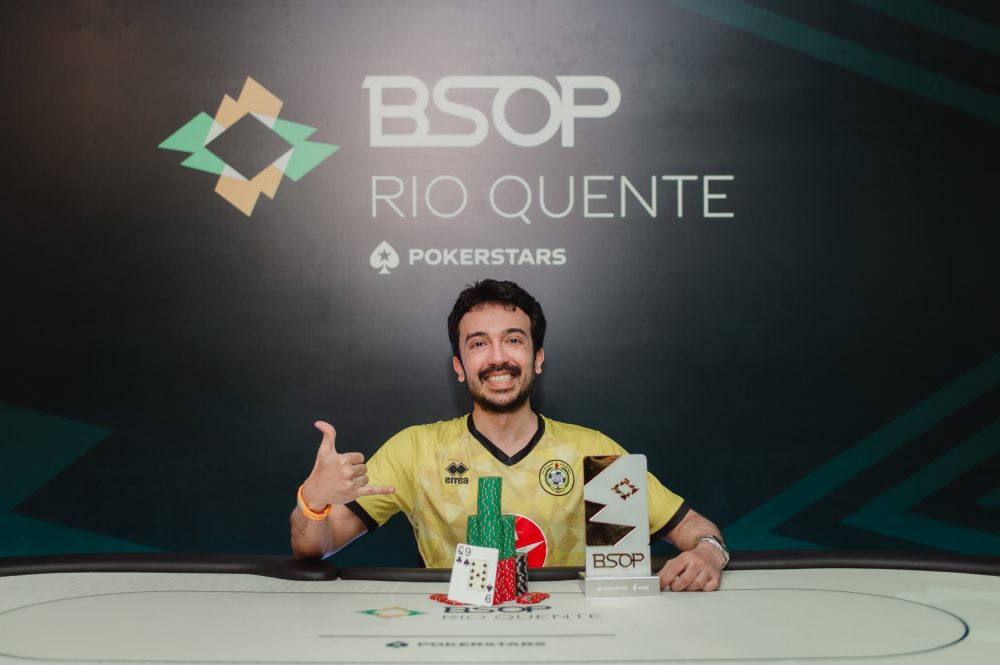 Após heads-up emocionante, Thiago Neves vence Start-Up do BSOP Rio Quente