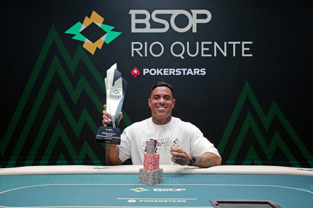 Em heads-up eletrizante, Rafael Cunha leva a melhor e vence Main Event do BSOP Rio Quente