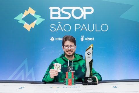 Aloísio Dourado vence Grand High Roller e assume liderança do ranking do Campeonato Brasileiro de Poker