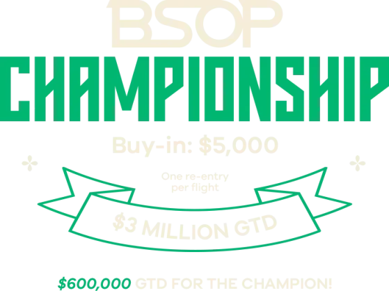 BSOP CHAMPIONSHIP + TEXTOS INGLES