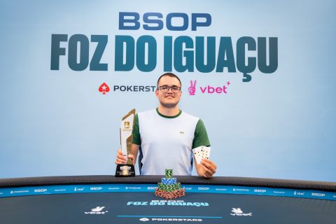 Carlos Serrano campeão do 25K Super High Roller do BSOP Foz