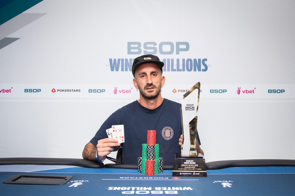 Jordi Ruiz campeão 1-Day High Roller Turbo