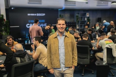 Caio Brites é um dos responsáveis pelo sucesso do cash game do BSOP