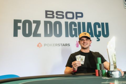 Herbert Farias campeão do 1-Day High Roller PKO do BSOP Foz do Iguaçu