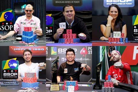 Relembre todos os campeões do BSOP Foz do Iguaçu