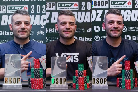 Willian Cestari conquistou três títulos no último BSOP Foz do Iguaçu