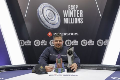 Gabriel Medeiros alcançou três ITM's no BSOP Winter Millions 2023 e forrou pesado