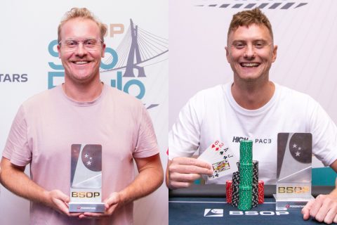 Luke Zinger e Alen Bakovic, dupla canadense, garantiram seus troféus de campeão