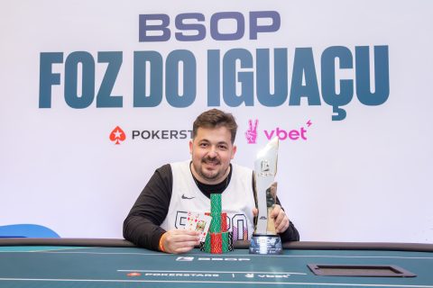 Gabriel Medeiros vence o 1-Day High Roller do BSOP Foz