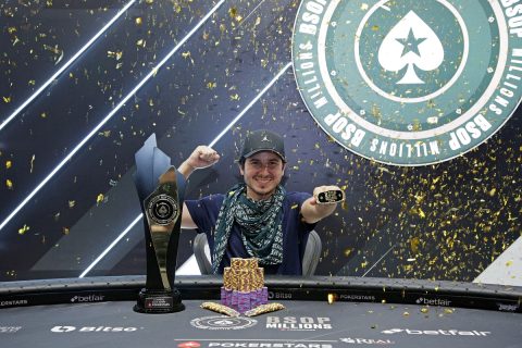 Dennys Ramos faturou uma forra milionária com o título do BSOP Millions