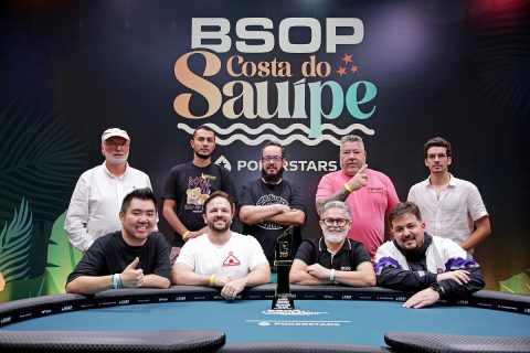 Mesa Final do Main Event do BSOP Costa do Sauípe está formada
