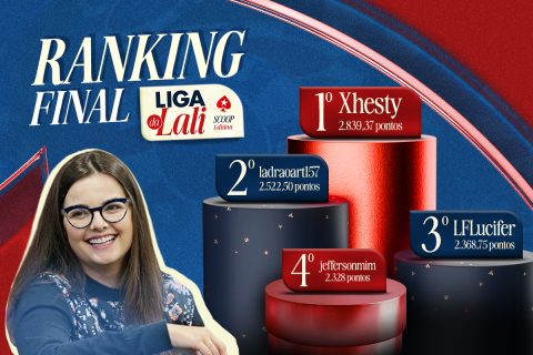 Liga da Lali teve emoção até o final no PokerStars