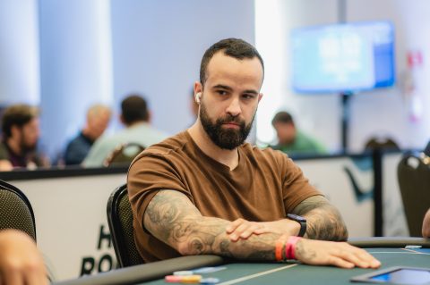 Ramon Kropmanns chip leader do Grand High Roller do BSOP Foz