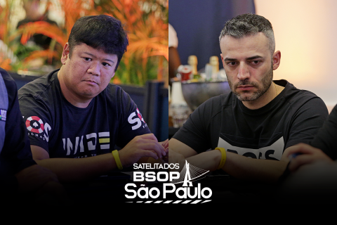 Thiago Tsukamoto e Willian Cestari garantiram o pacote para o BSOP Sâo Paulo