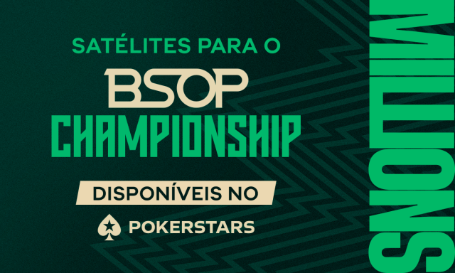 Primeiro satélite para o BSOP Championship acontece neste domingo no PokerStars