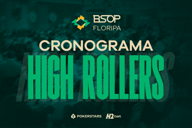 BSOP Floripa terá opções diárias de High Rollers na grade