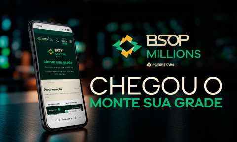 BSOP lança ferramenta para jogadores montarem grade personalizada do Millions 2026