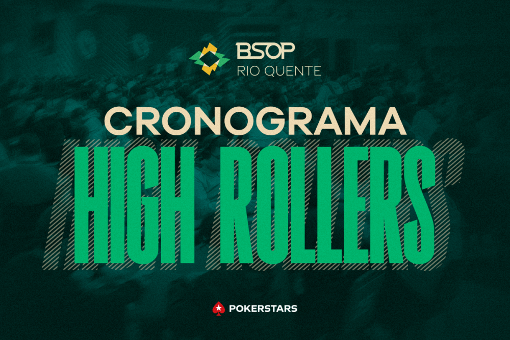 BSOP Rio Quente contará com High Rollers em todos os dias de evento