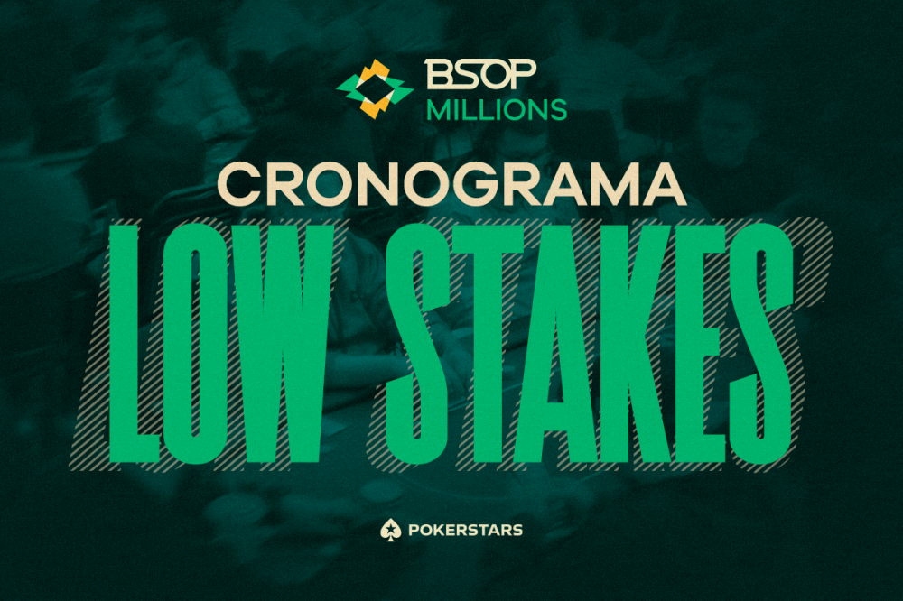 BSOP Millions 2026 terá a melhor grade low stakes da história do circuito