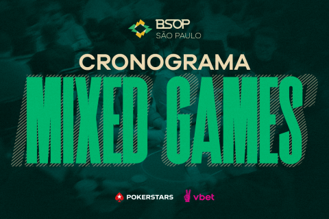 Jogadores de Mixed Games terão ótimas opções no BSOP São Paulo