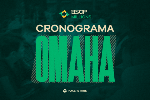 Estreia de Main Event, Invitational e mais: confira a grade de Omaha do BSOP Millions 2026
