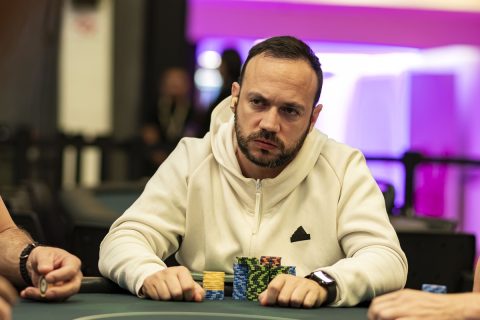 Antonio Galiana, chip leader do Dia 1 do Grand High Roller
