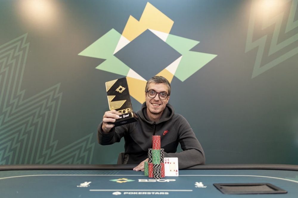 Brunno Karpfenstein, campeão do 6K 1-Day Deepstack do BSOP Millions