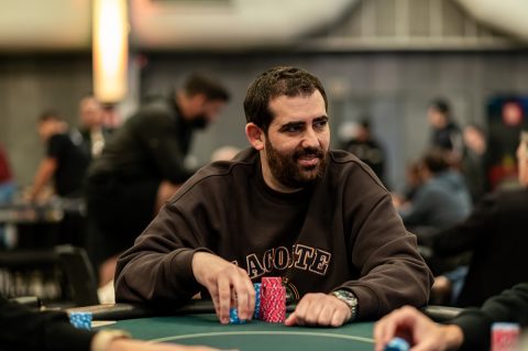 Christian Archimaut, chip leader do Dia 1 do 8K Mystery Bounty
