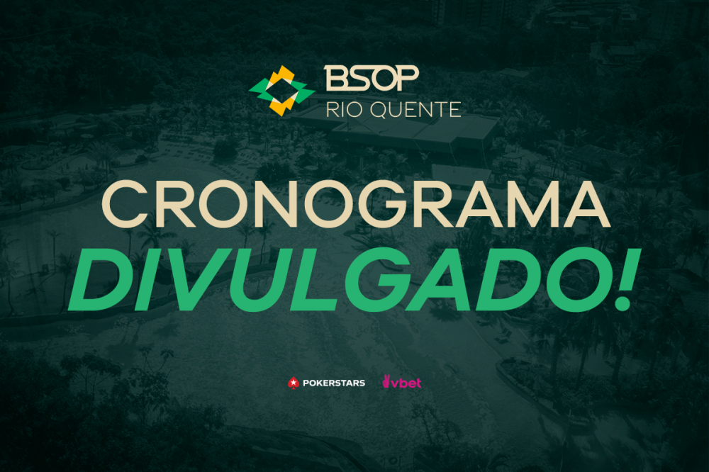 Torneios Gold, High Rollers diários e mais: confira a grade do BSOP Rio Quente