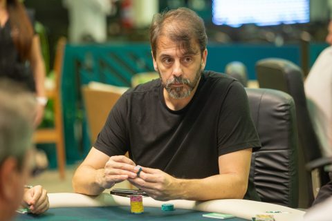 Fábio Freitas, chip leader do Dia 1A do Main Event