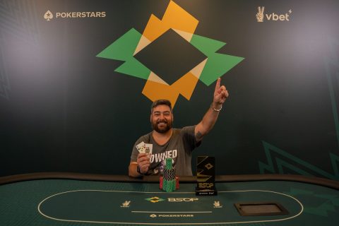 Felipe Stocco, campeão do Meia Milha do BSOP Millions