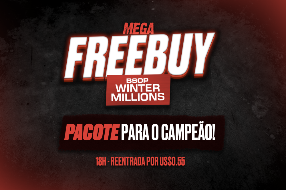 Campeão do torneio da Copa Rafa Moraes disputará o BSOP Winter Millions